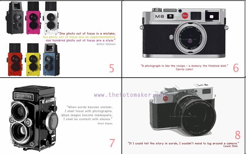 Camera Collection Postcard www.thefotomaker.net
