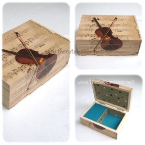 กล่องเดคูพาจ decoupage musicbox